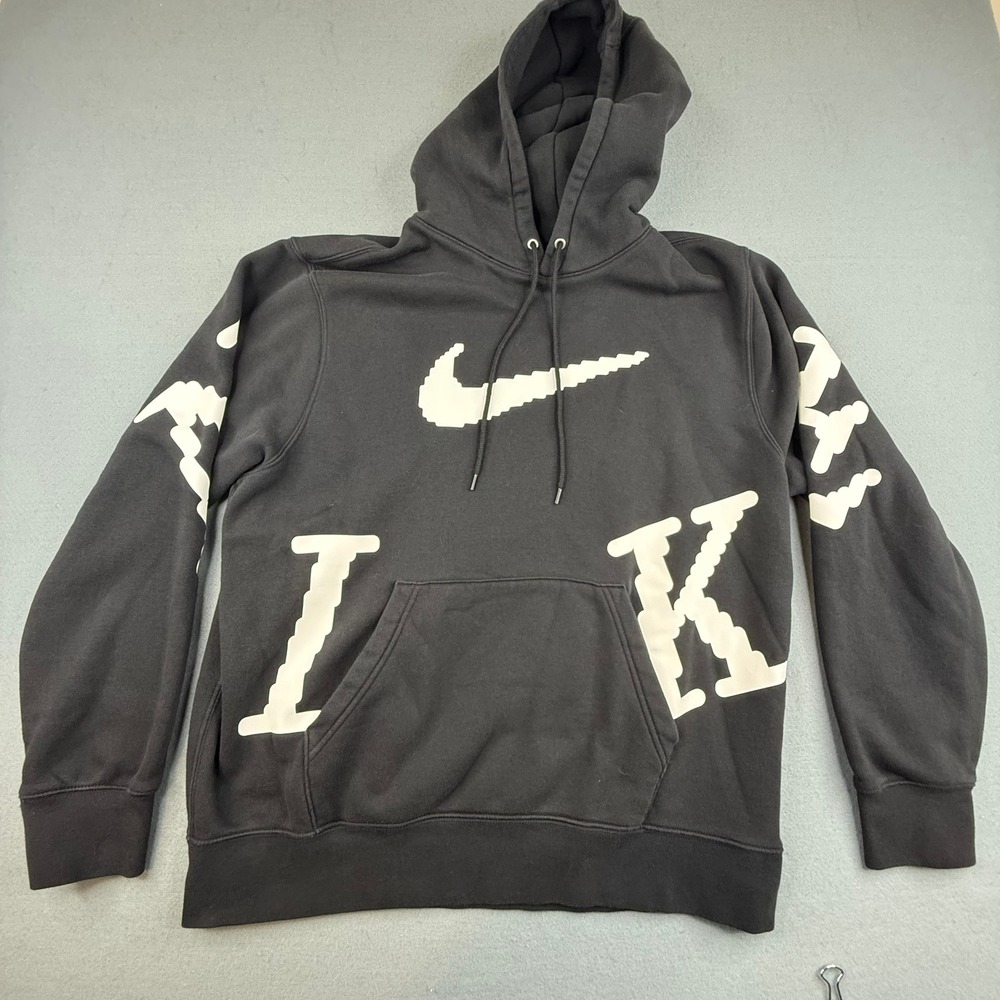Nike Hoodie Mens Large Black Tennessee Volunteers Glitch Logo Player Issued - Picture 1 of 8